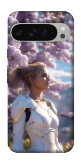 Чехол на Google Pixel 9 Pro XL Cyber space girl ver.1 фото 1 из 1
