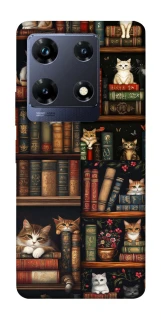 Чехол на Infinix Note 30 Pro Cats & Books фото 1 из 1