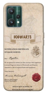 Чехол на Realme 9 Pro The Hogwarts acceptance letter фото 1 из 1