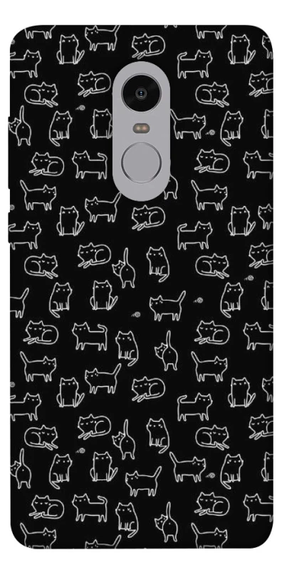 Чехол на Xiaomi Redmi Note 4X / Note 4 (Snapdragon) Black Cats фото 1 из 1