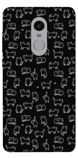 Чохол на Xiaomi Redmi Note 4X / Note 4 (Snapdragon) Black Cats фото 1 з 1
