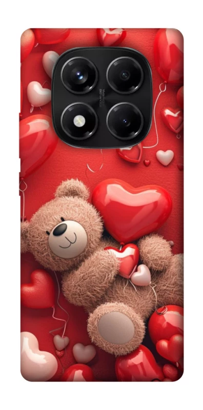 Чохол на Xiaomi Redmi Note 14 Pro 5G bear in hearts фото 1 з 1