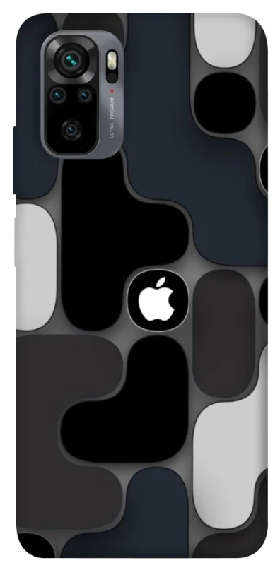 Чехол на Xiaomi Redmi Note 10 / Note 10s Apple logo ver.8 фото 1 из 1