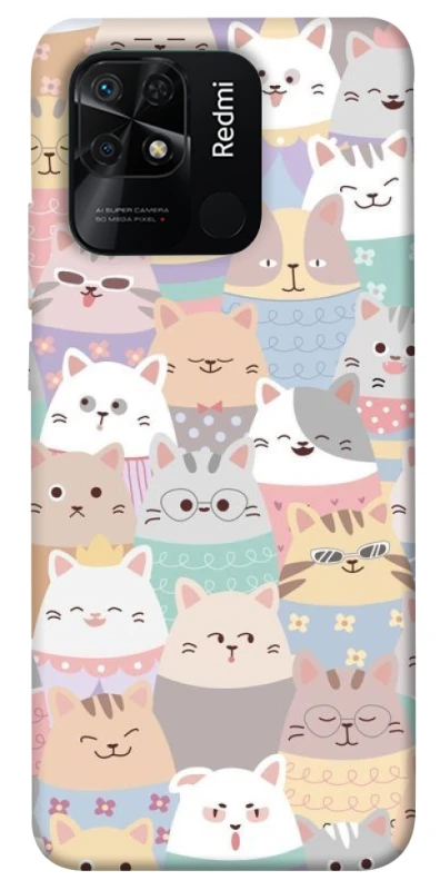 Чохол на Xiaomi Redmi 10C Funny Kittens ver.2 фото 1 з 1