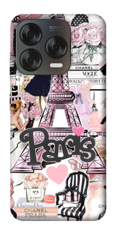 Чехол на ZTE Blade V70 Design Fashion collage ver.8 фото 2 из 2
