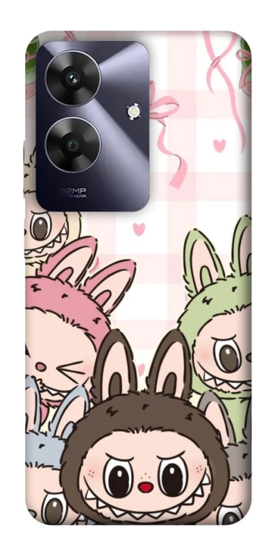 Чохол на Realme Note 60 All Labubu 2 фото 1 з 1