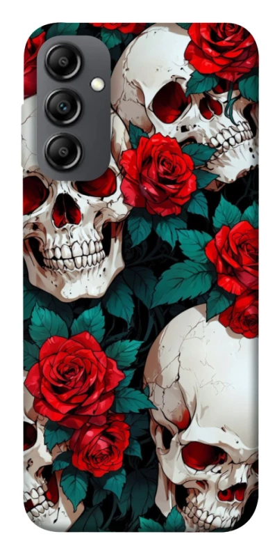 Чохол на Samsung Galaxy A14 4G/5G skull and rose фото 1 з 1