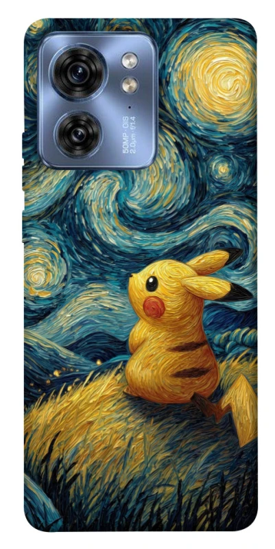Чохол на Motorola Edge 40 Pikachu and Van Gogh фото 1 з 1