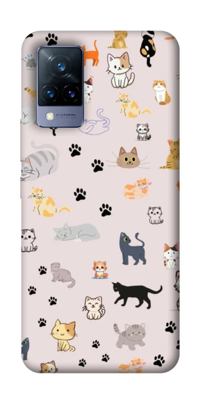 Чохол на Vivo V21 Cat style ver.1 фото 1 з 1