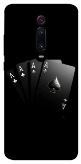 Чехол на Xiaomi Redmi K20 / K20 Pro / Mi9T / Mi9T Pro Black Cards фото 1 из 1