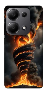 Чехол на Xiaomi Redmi Note 13 Pro 4G Огненный торнадо фото 1 из 1
