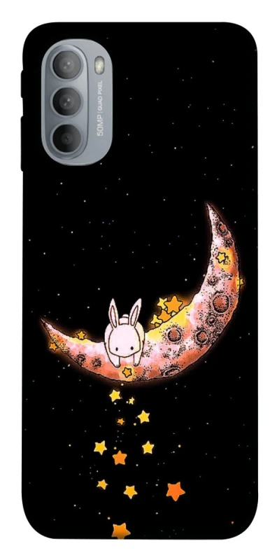 Чехол на Motorola Moto G31 Moon rabbit фото 1 из 1