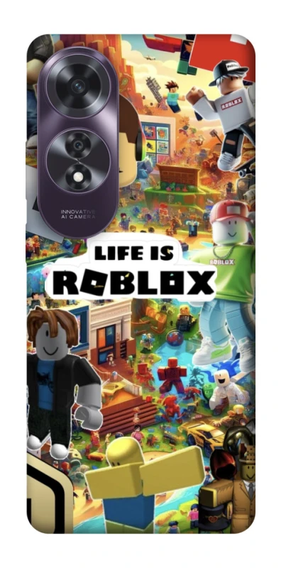 Чохол на Oppo A60 Life is Roblox фото 1 з 1