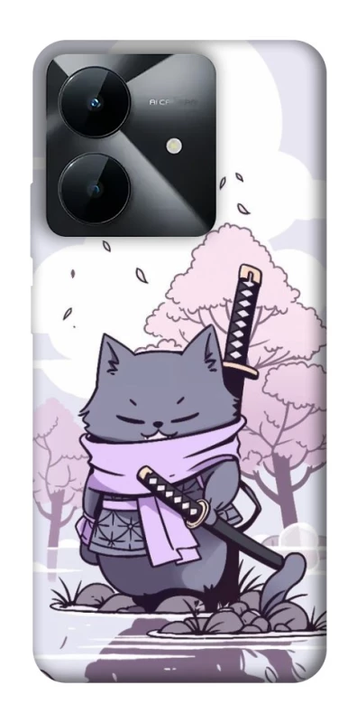 Чохол на Realme Note 60x Samurai cat фото 1 з 1