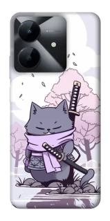 Чохол на Realme Note 60x Samurai cat фото 1 з 1