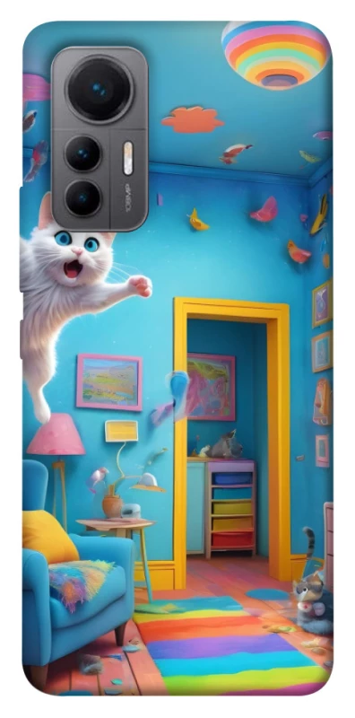 Чохол на Xiaomi 12 Lite crazy cat фото 1 з 1