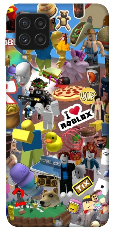 Чохол на Samsung Galaxy A22 4G Roblox collage ver.5 фото 1 з 1