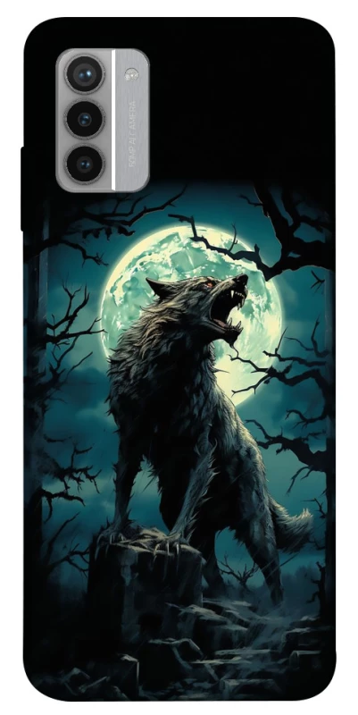 Чохол на Nokia G42 Вовк під місяцем фото 1 з 1