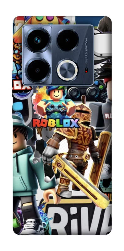 Чехол на Infinix Note 40 4G Roblox collage ver.1 фото 1 из 1
