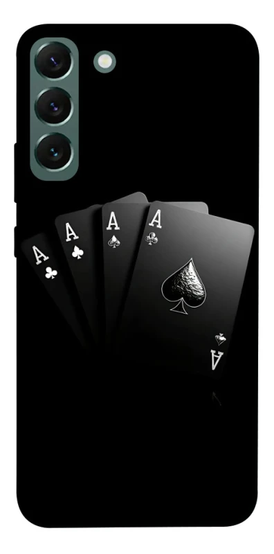 Чохол на Samsung Galaxy S22+ Black Cards фото 1 з 1
