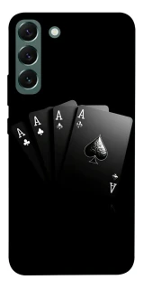 Чехол на Samsung Galaxy S22+ Black Cards фото 1 из 1