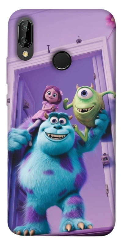 Чохол на Huawei P20 Lite Monsters friends фото 1 Чохол на Huawei P20 Lite Monsters friends фото 1 з 1