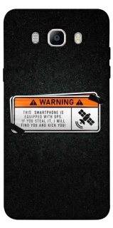 Чехол на Samsung J710F Galaxy J7 (2016) Warning фото 1 из 1