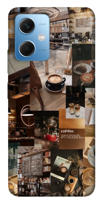 Чехол на Xiaomi Poco X5 5G Coffee collage ver.2 фото 1 из 1