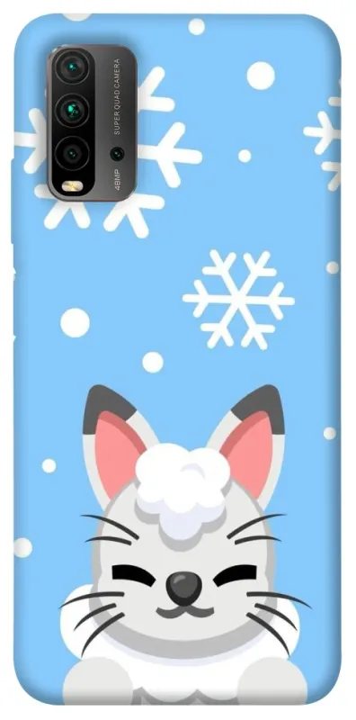 Чохол на Xiaomi Redmi 9T Adopt Me Snow Kitty Smile фото 1 з 1