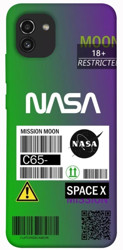 Чехол на Samsung Galaxy A03 NASA ver.2 фото 1 из 1