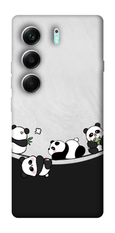 Чохол на Tecno Camon 40 Pro 5G Four pandas фото 1 з 1
