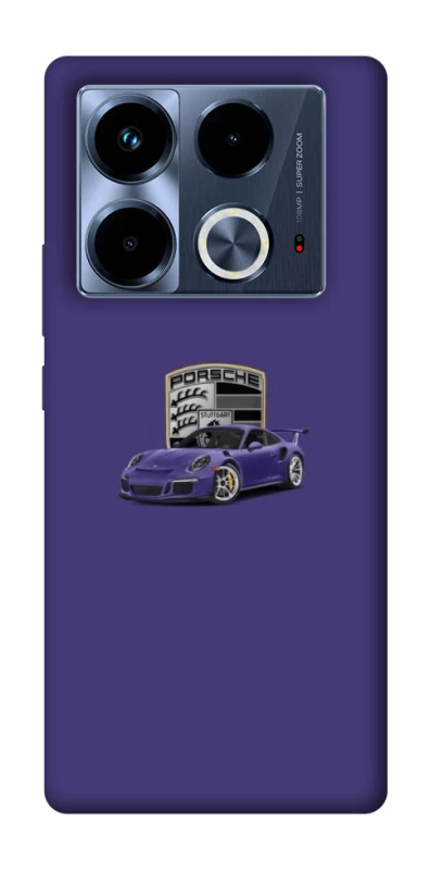 Чехол на Infinix Note 40 4G Porsche purple фото 1 из 1