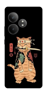 Чехол на Realme GT Neo 6 Кот-самурай фото 1 из 1