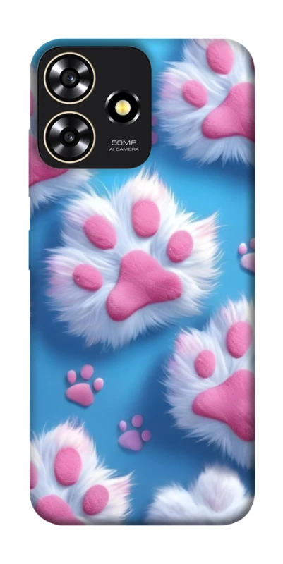 Чохол на ZTE Blade A73 4G Cat paw фото 1 з 1