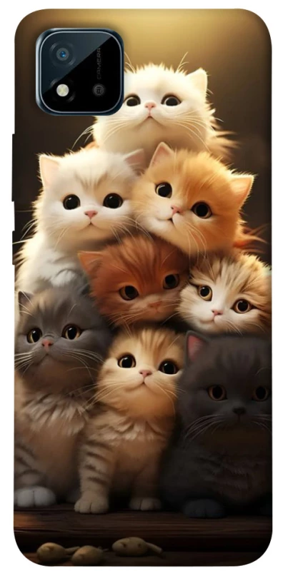 Чехол на Realme C20 Чехол Kittie Love v2 фото 1 из 1