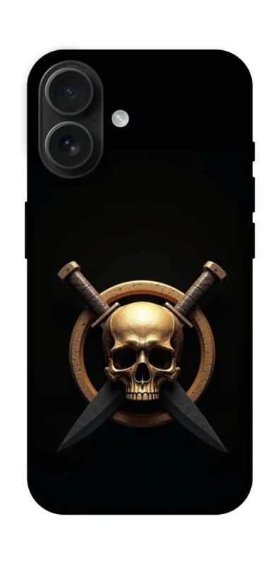 Чохол на Apple iPhone 16 Golden Skull фото 1 з 1