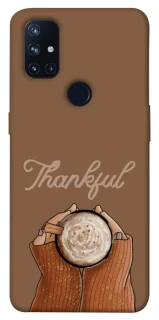 Чохол на OnePlus Nord N10 5G Thankful coffee фото 1 з 1