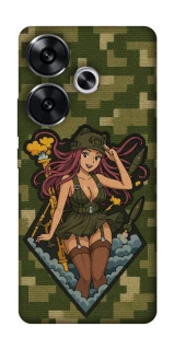 Чохол на Xiaomi Poco F6 Military Waifu фото 1 з 1