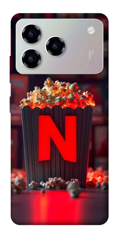 Чехол на ZTE Blade A76 Netflix and popcorn фото 1 из 1