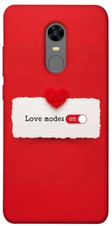 Чохол на Xiaomi Redmi 5 Plus / Redmi Note 5 (Single Camera) Love Mode ON фото 1 з 1