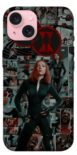 Чехол на Apple iPhone 15 (6.1") Black Widow фото 1 из 1