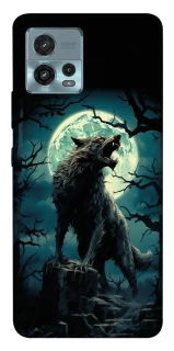 Чохол на Motorola Moto G72 Вовк під місяцем фото 1 з 1
