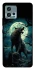 Чохол на Motorola Moto G72 Вовк під місяцем фото 1 з 1