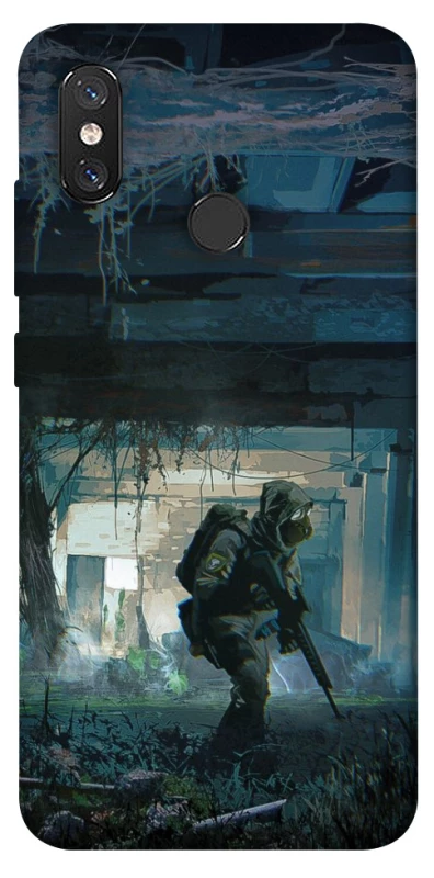 Чохол на Xiaomi Mi 8 Сталкер v7 фото 1 з 1