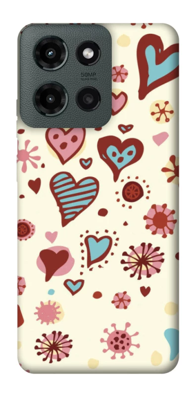 Чохол на Motorola Moto G Power (2025) Pretty hearts фото 1 з 1