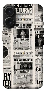 Чехол на Apple iPhone 17 (6.3") Harry Potter newspaper фото 1 из 1