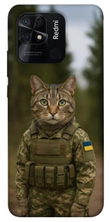 Чехол на Xiaomi Redmi 10C Кот защитник фото 1 из 1