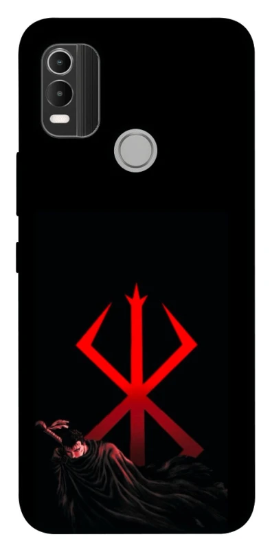 Чохол на Nokia C21 Plus Berserk Red Logo фото 1 з 1