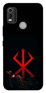 Чохол на Nokia C21 Plus Berserk Red Logo фото 1 з 1