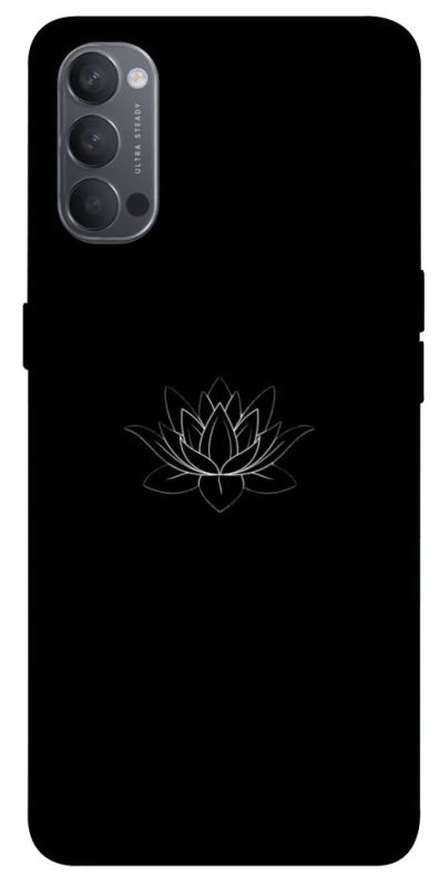 Чохол на Oppo Reno 4 Black Lotus фото 1 з 1